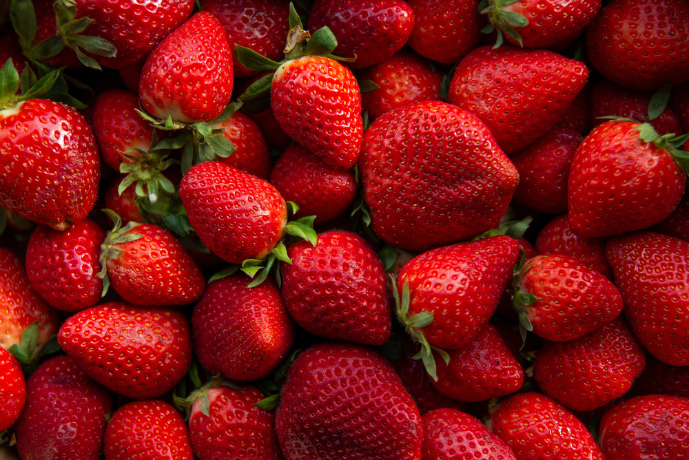 Strawberries close-up,